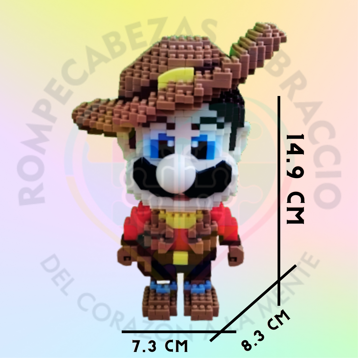 Mario Vaquero (950 piezas) | Miniblock