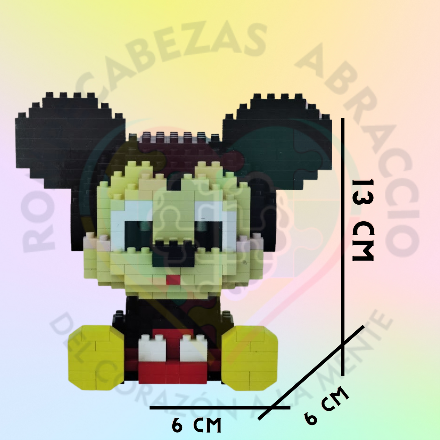 Mickey Mouse Mini (378 piezas) | Armable de Miniblock/Minibrick