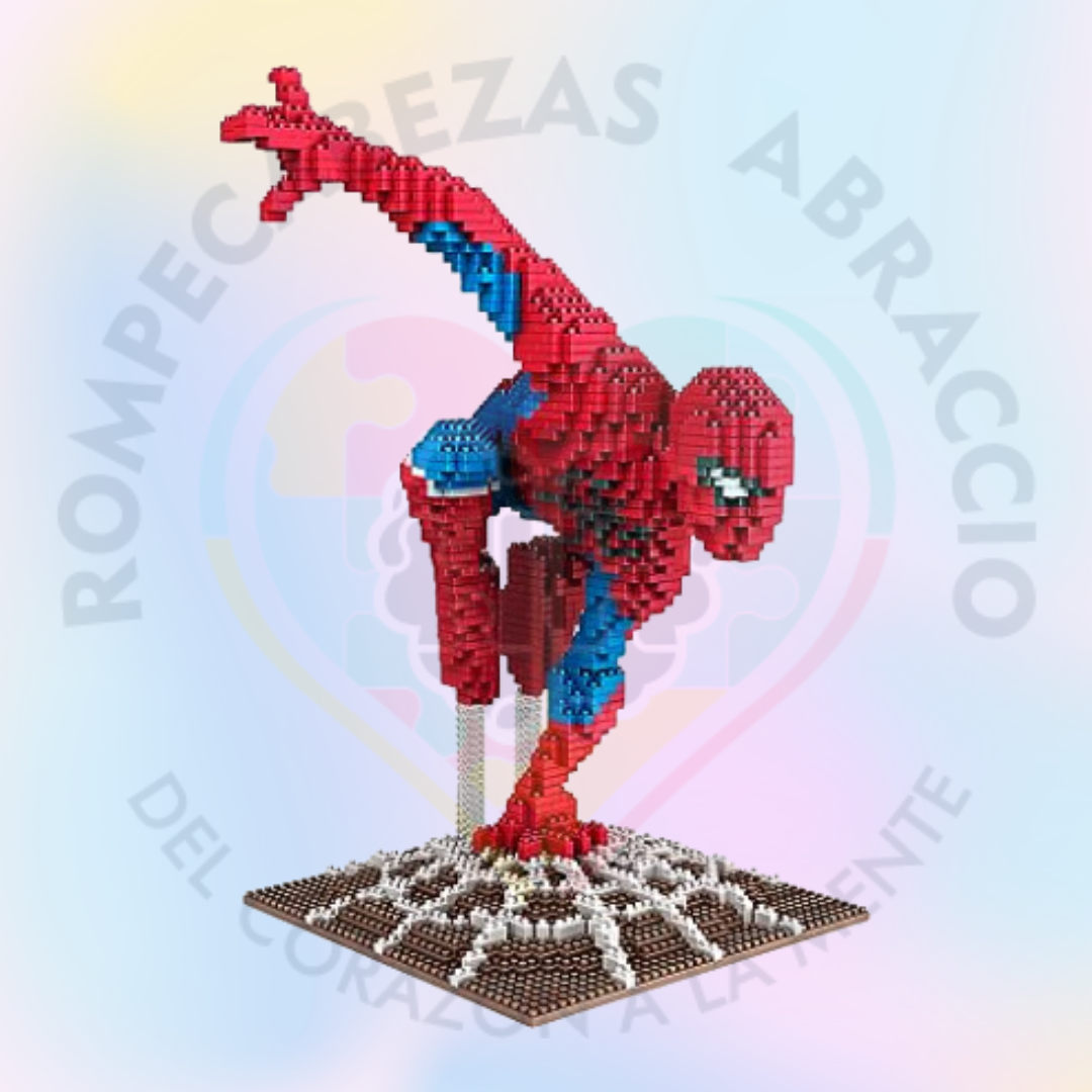 Spiderman Telaraña (2,280 piezas) | Armable de Miniblock/Minibrick