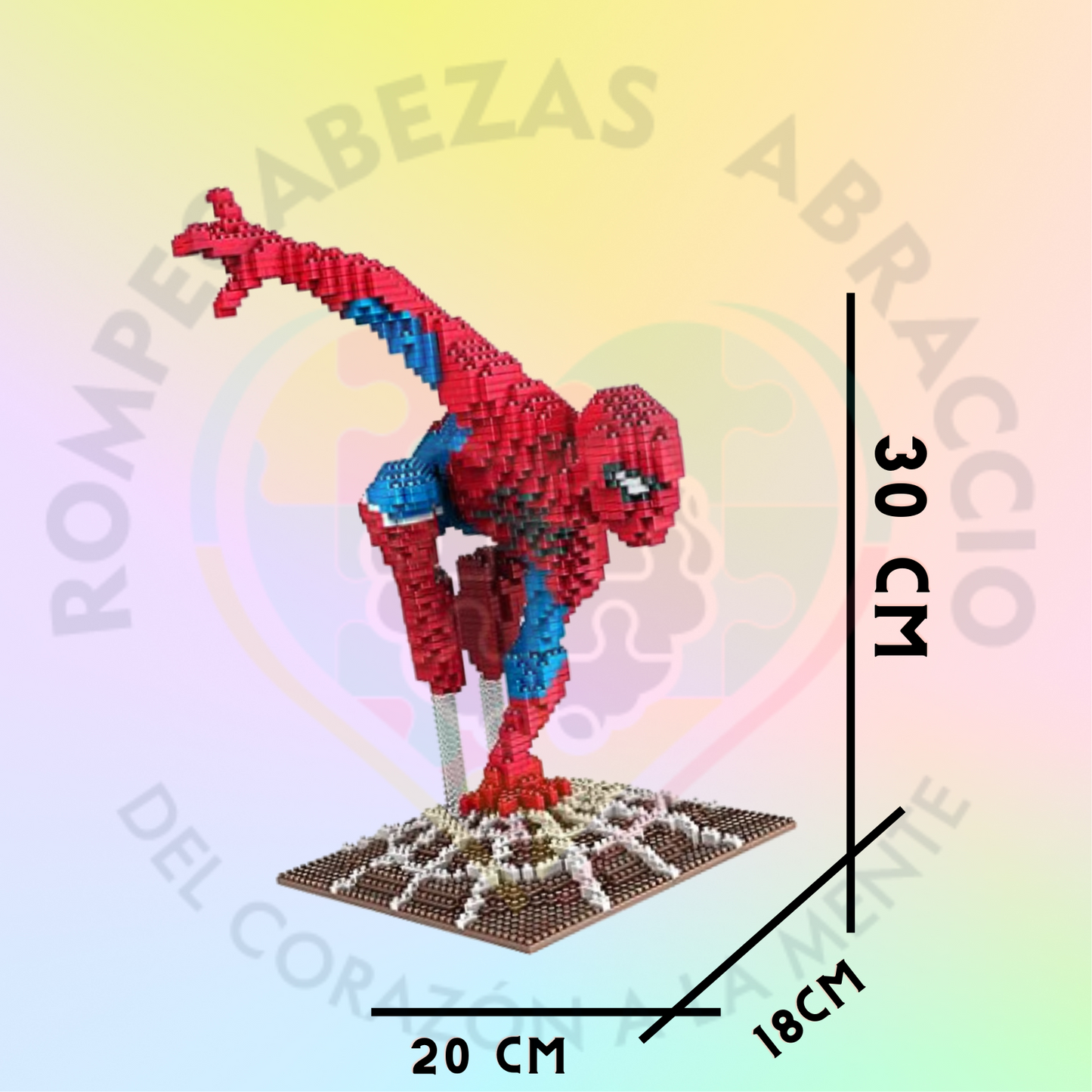 Spiderman Telaraña (2,280 piezas) | Armable de Miniblock/Minibrick